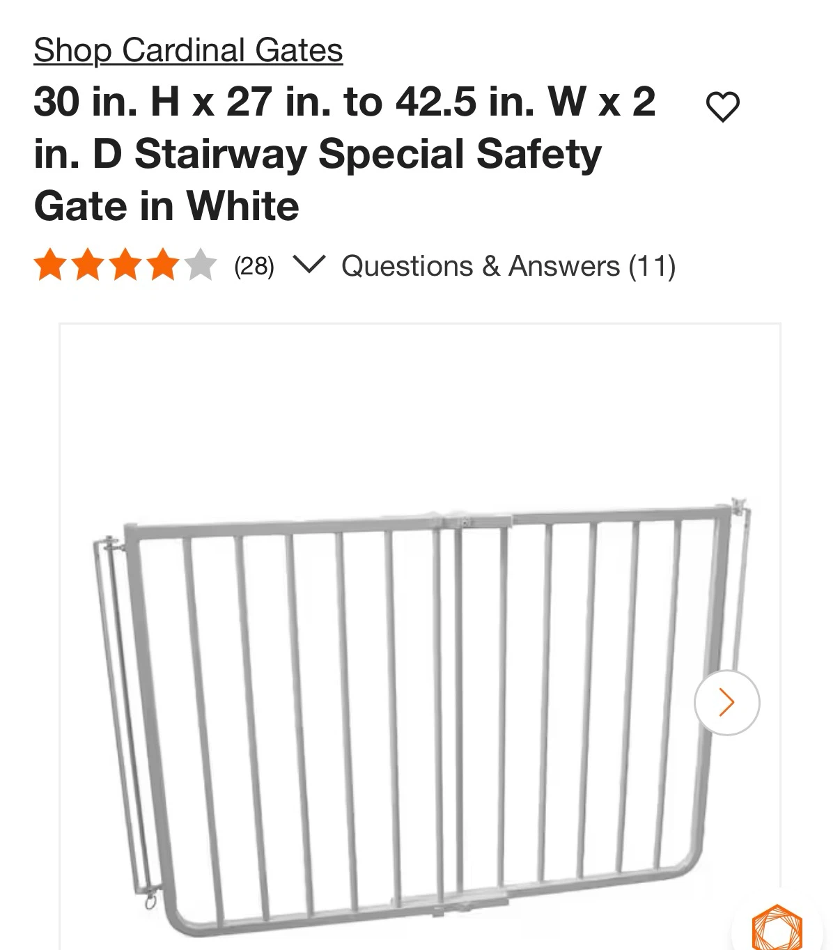 Baby/toddler safety gates, all metal.
