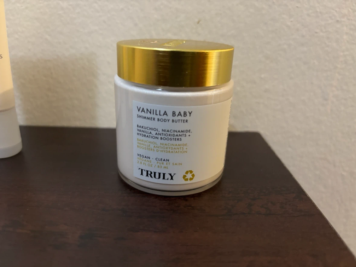 NEW-Truly Vanilla Baby Shimmer Body Butter