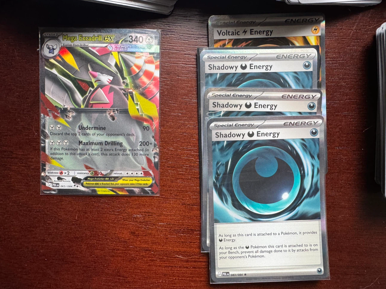 592 Pokémon Pitch Black Cards - Holo, Non-Holo & Mega EX - photo 2