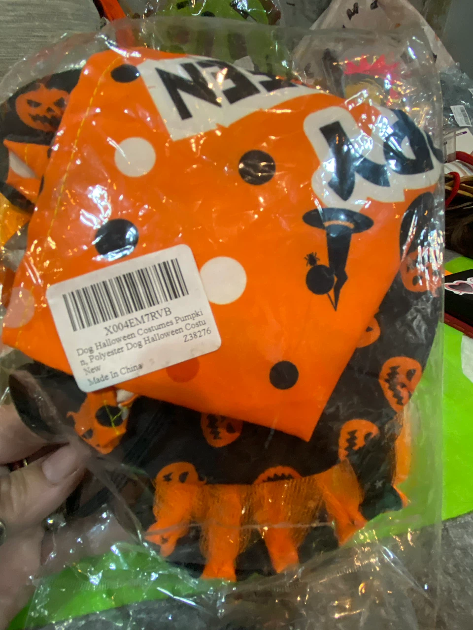 Bandana and hat dog costume