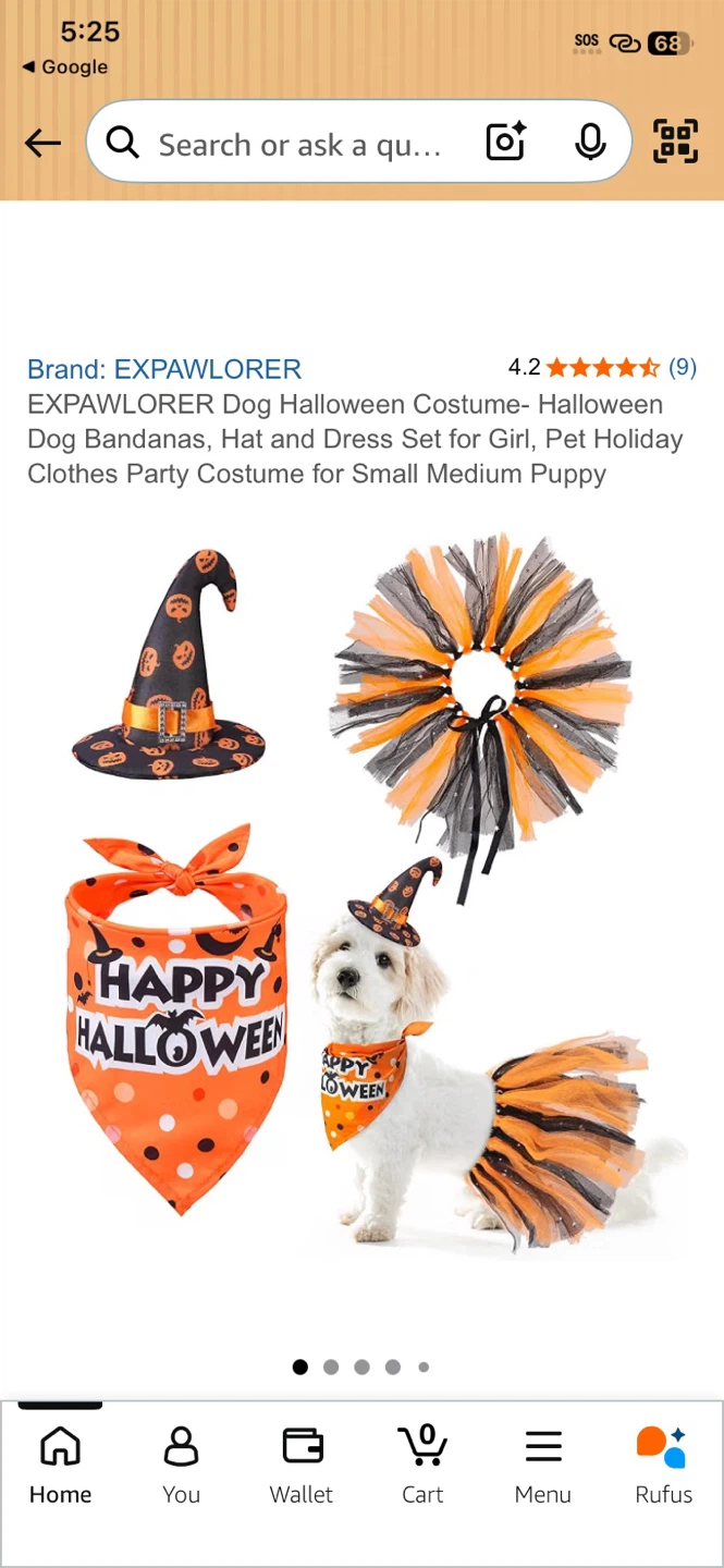Bandana and hat dog costume - photo 5