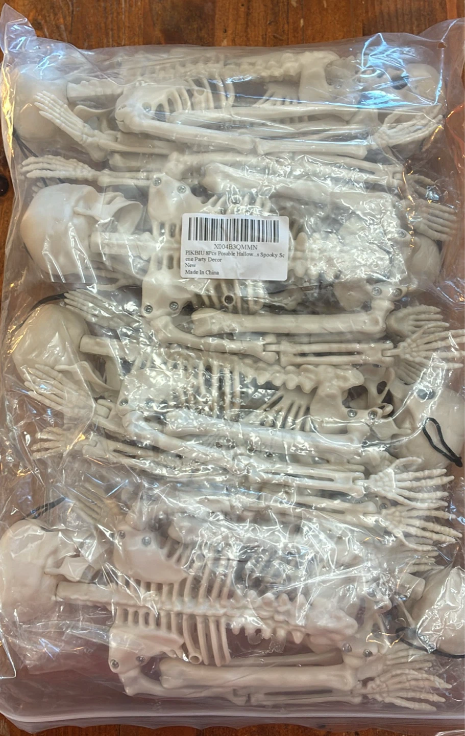 New Set of 8 Posable Halloween Skeletons - photo 3