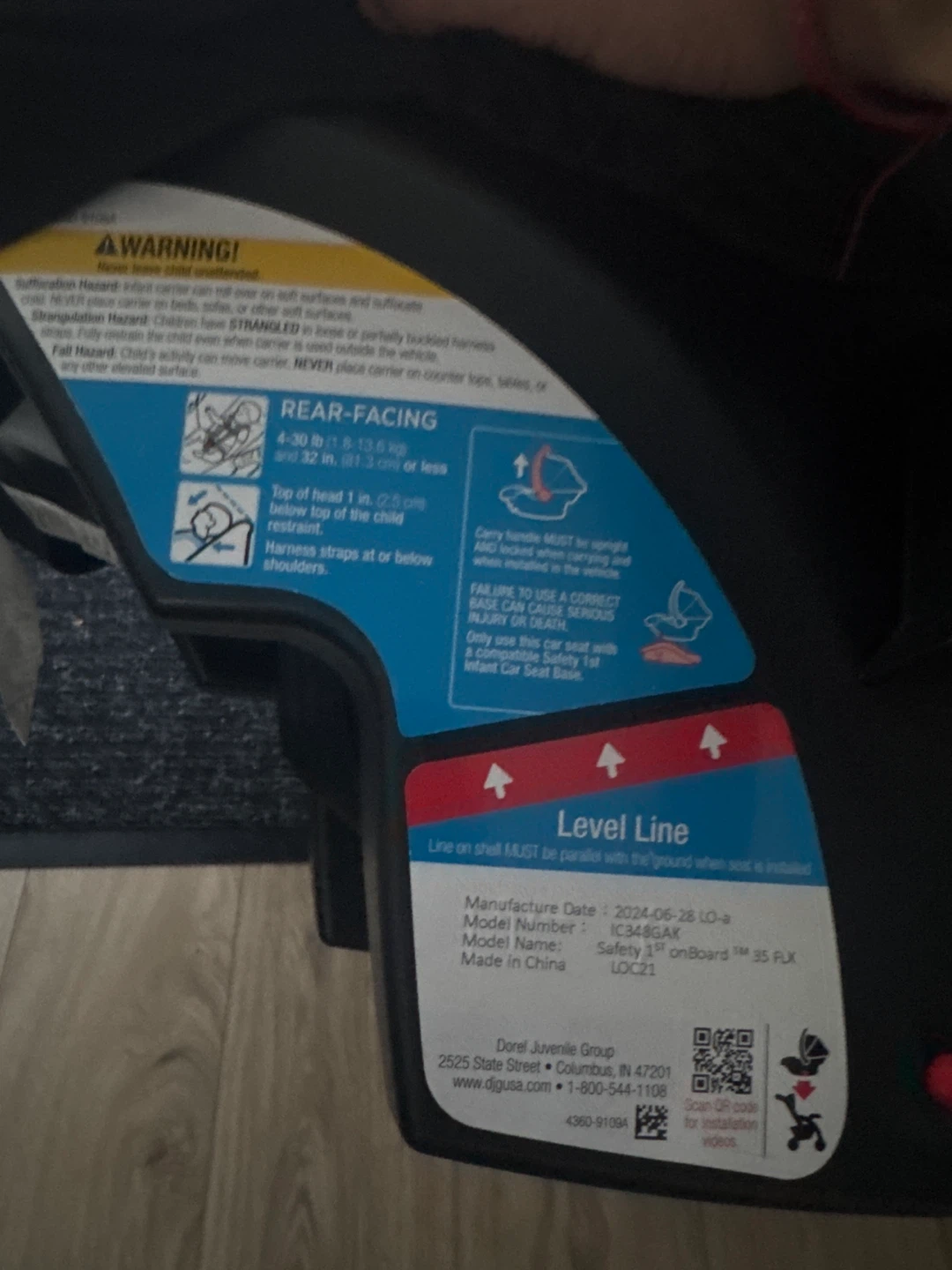 Infant car seat - photo 5