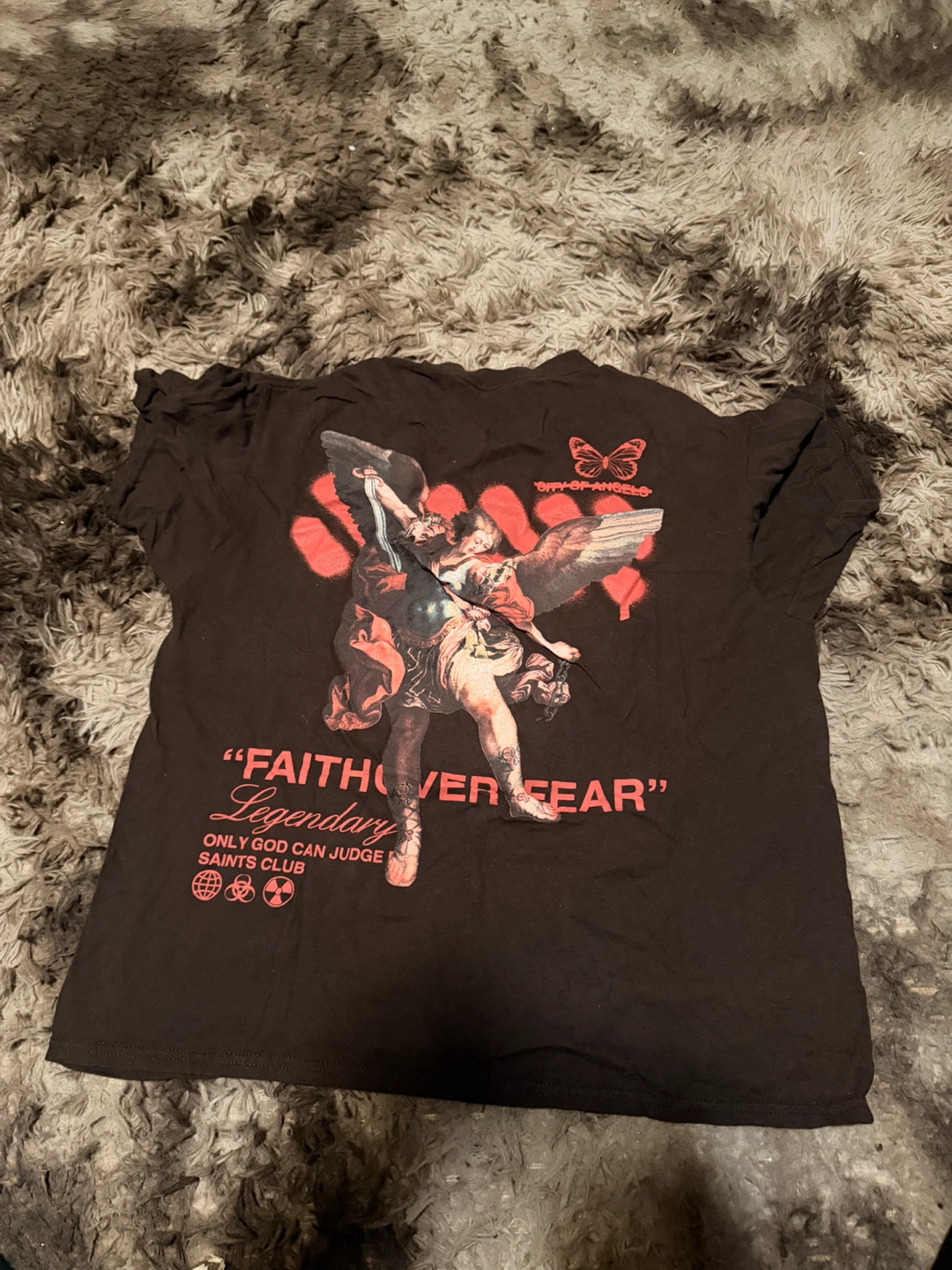 Popular Poison Faith Over Fear T-Shirt - photo 2