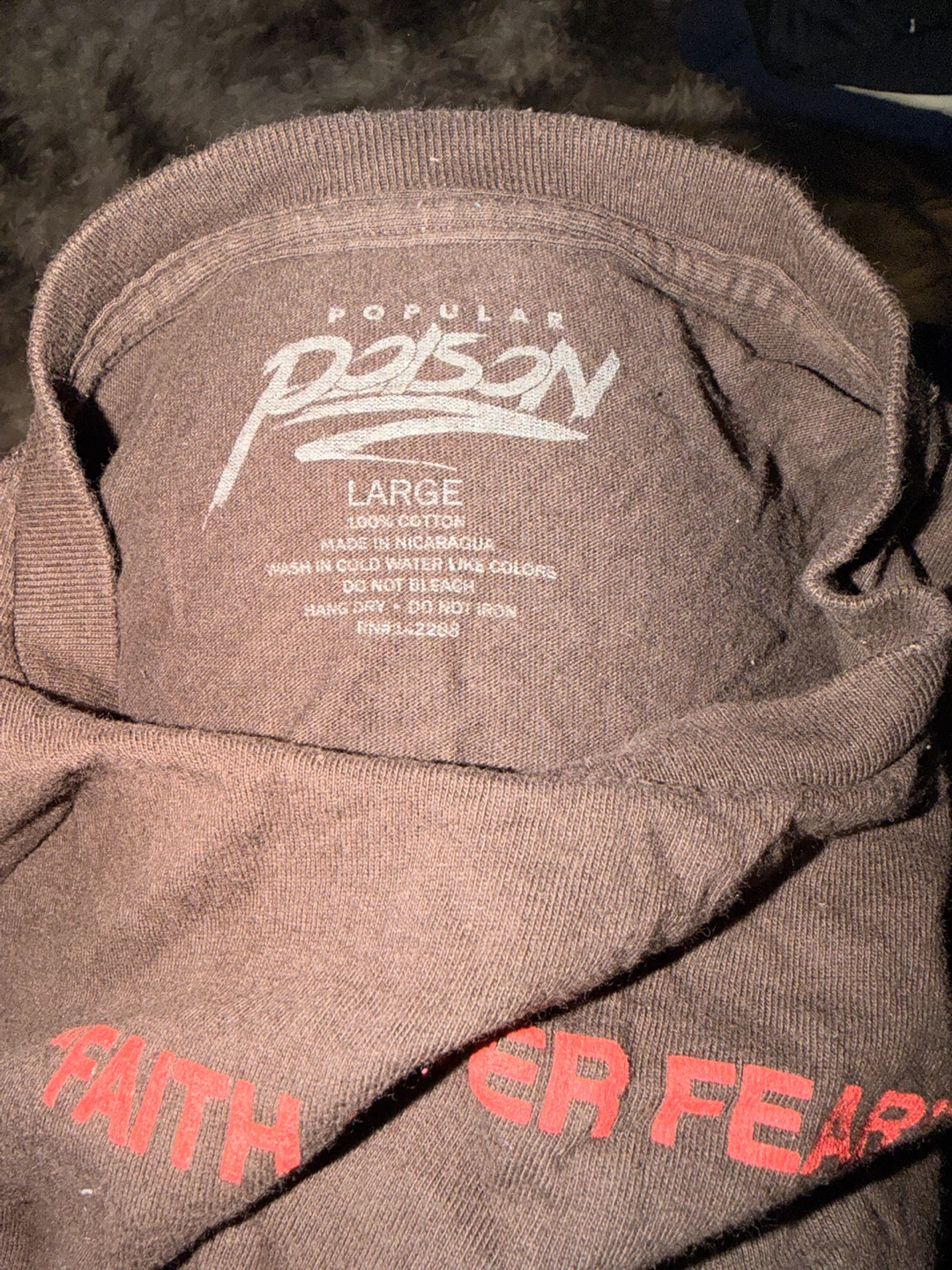 Popular Poison Faith Over Fear T-Shirt - photo 3