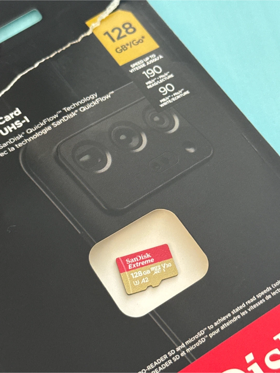 SanDisk Extreme 128GB microSD Card
