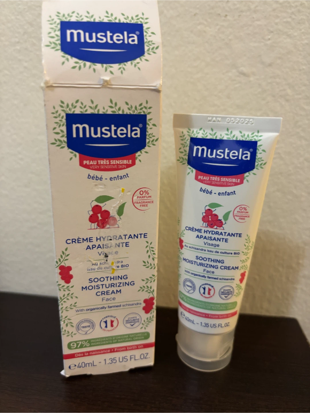 NEW-Mustela Soothing Moisturizing Face Cream 40ml