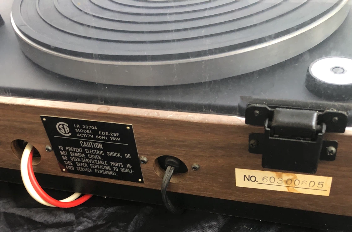 EDS-25F Fully Automatic Belt Drive Turntable - photo 4