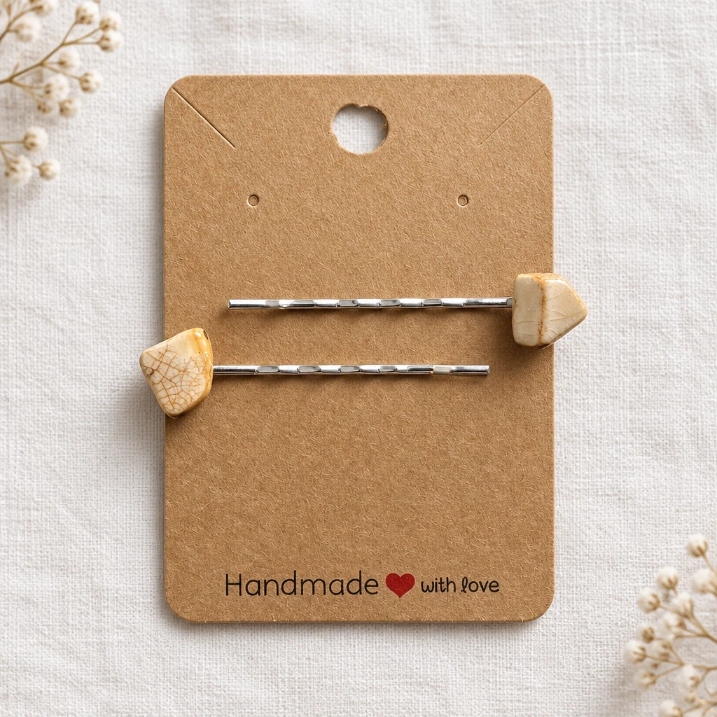 ✨Broken Pottery Bobby Pin Set ✨