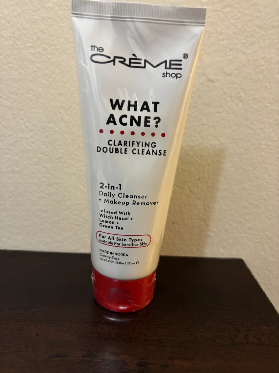 NEW-The Creme Shop What Acne? Clarifying Double Cleanse
