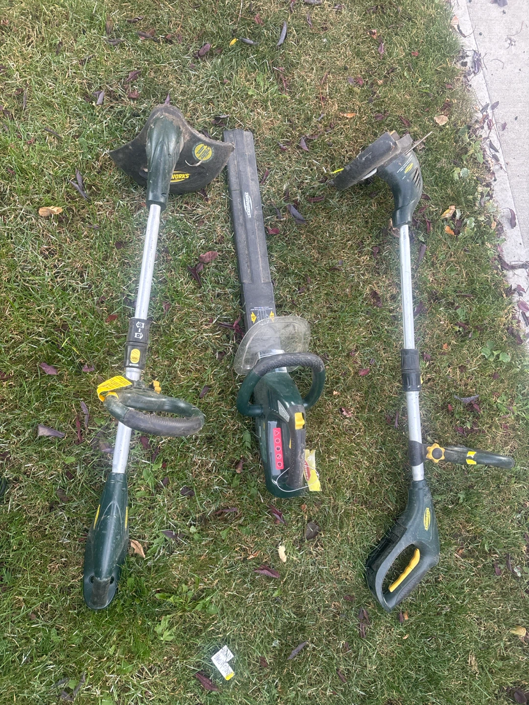 Yardworks Trimmers and Hedge Trimmer Set