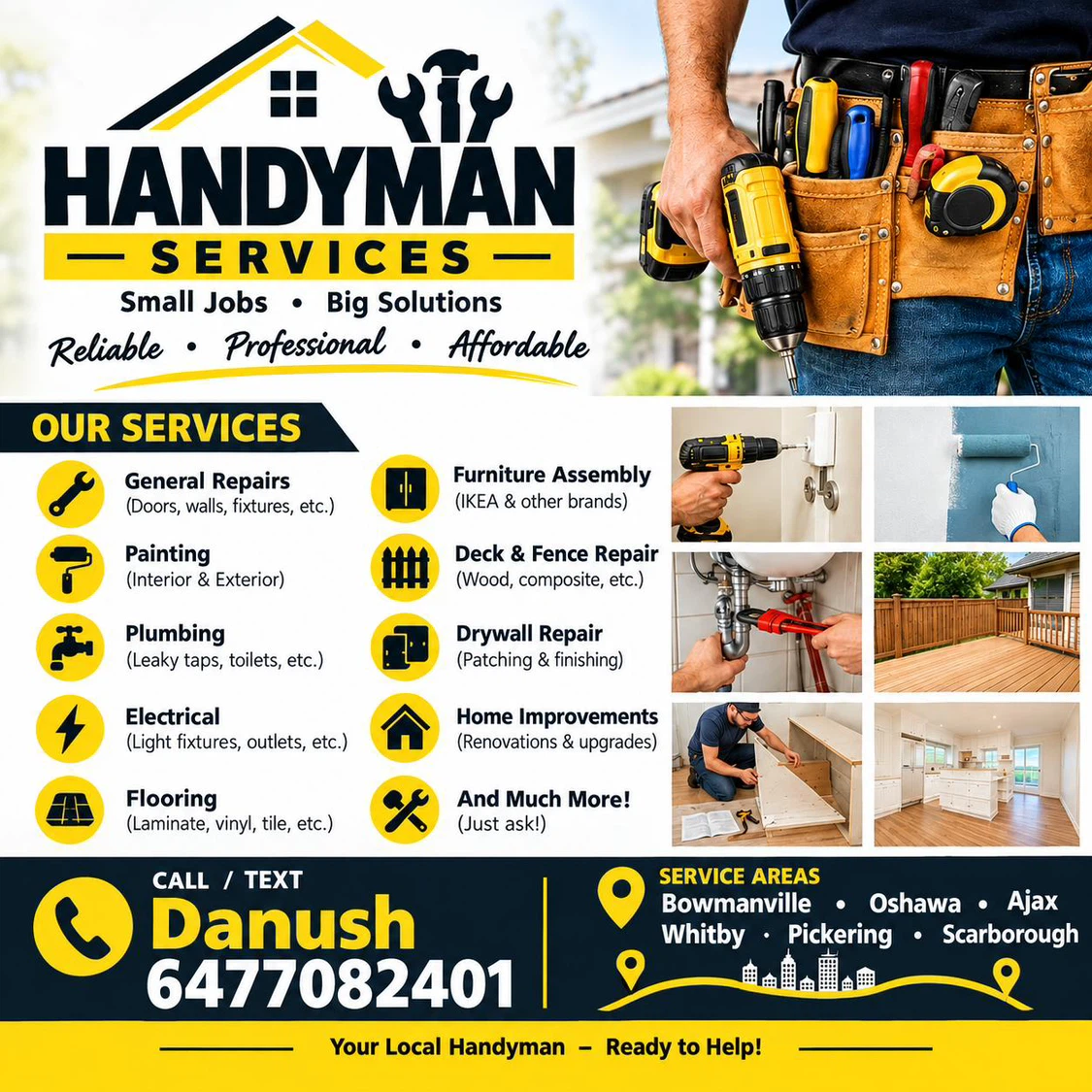 Handyman Oshawa Scarborough