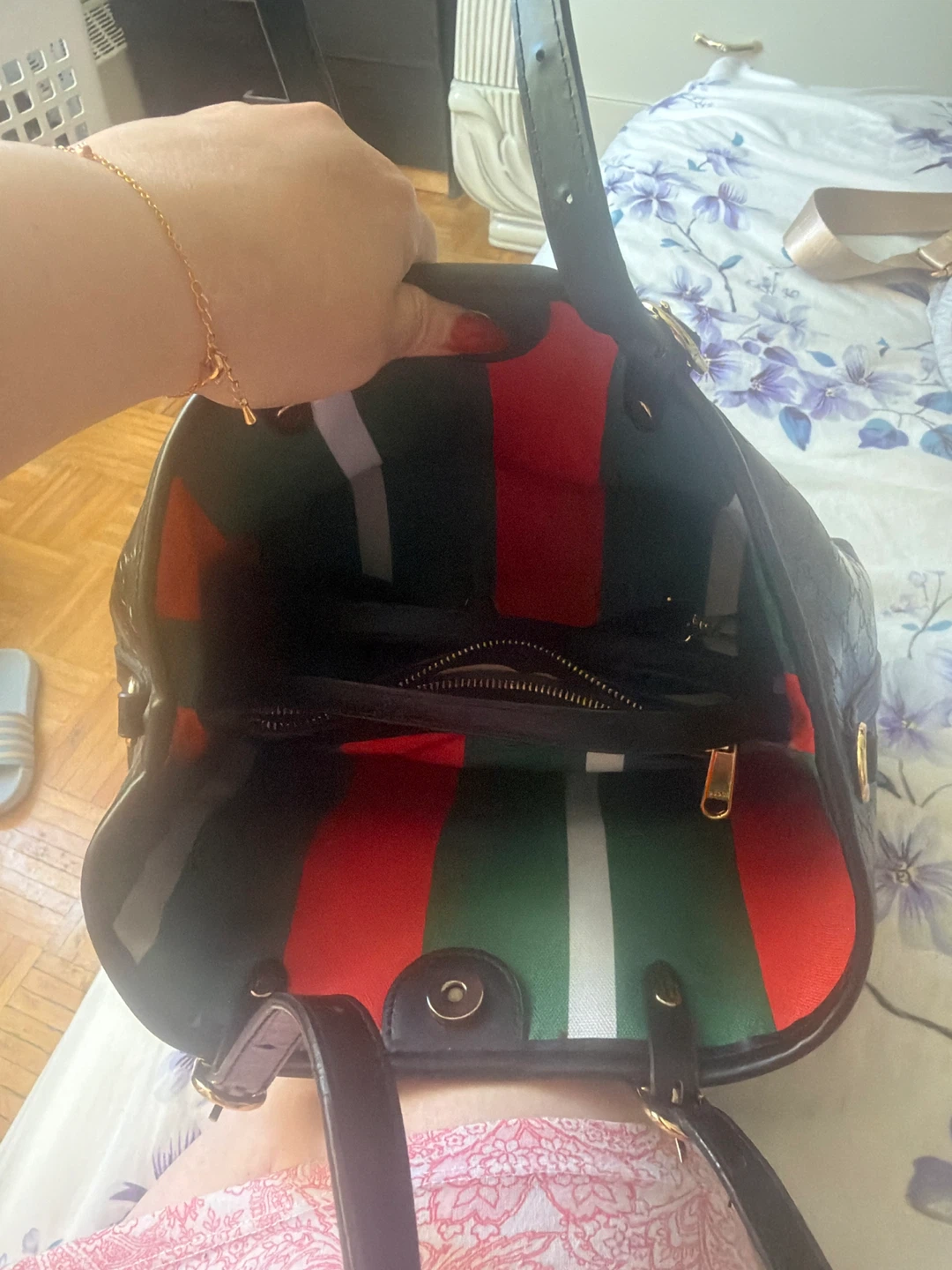 Black Gucci Tote Bag