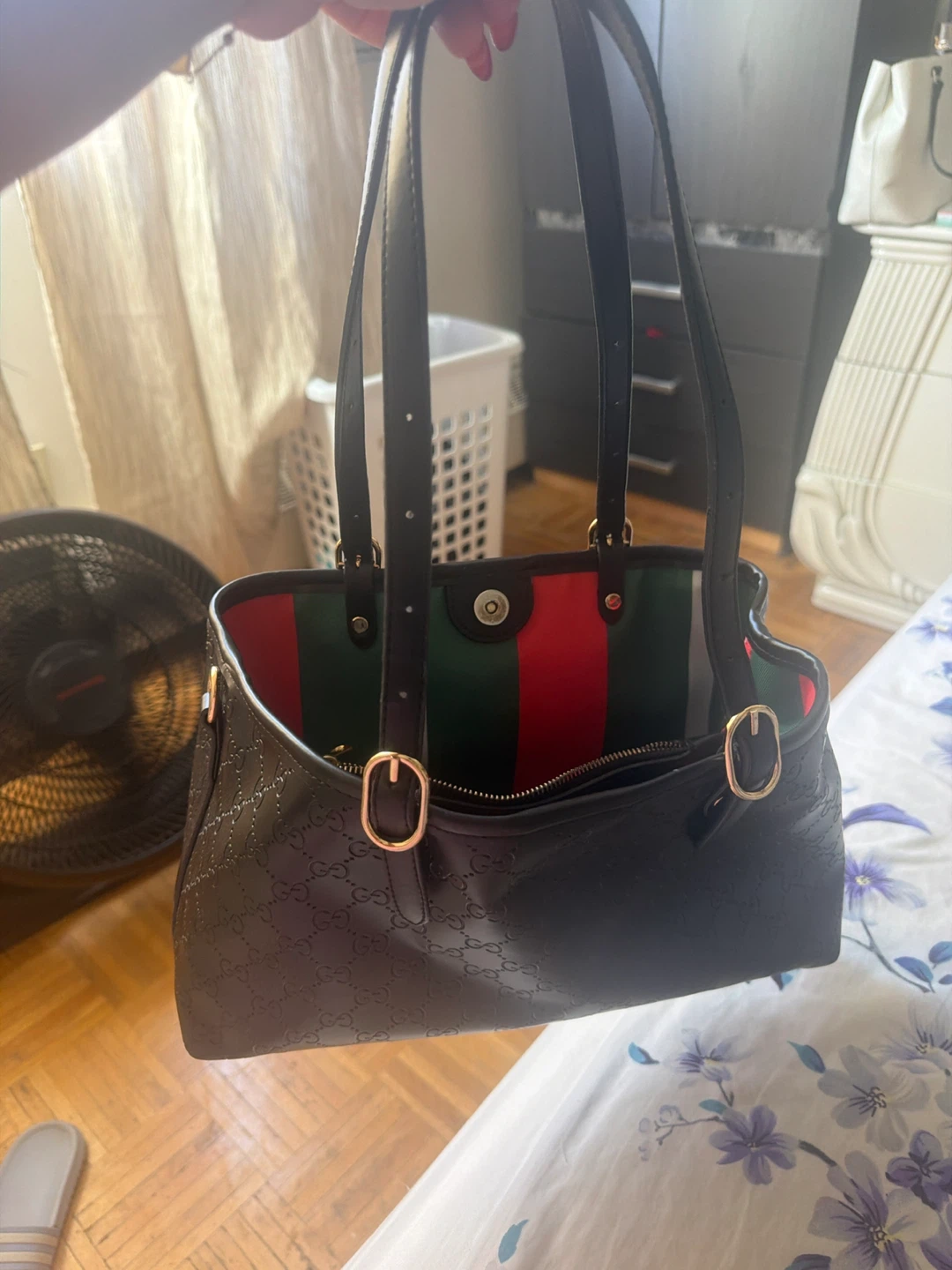 Black Gucci Tote Bag - photo 2