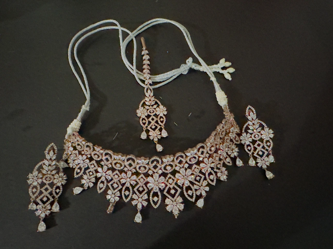 Rose gold jewellery set - photo 2