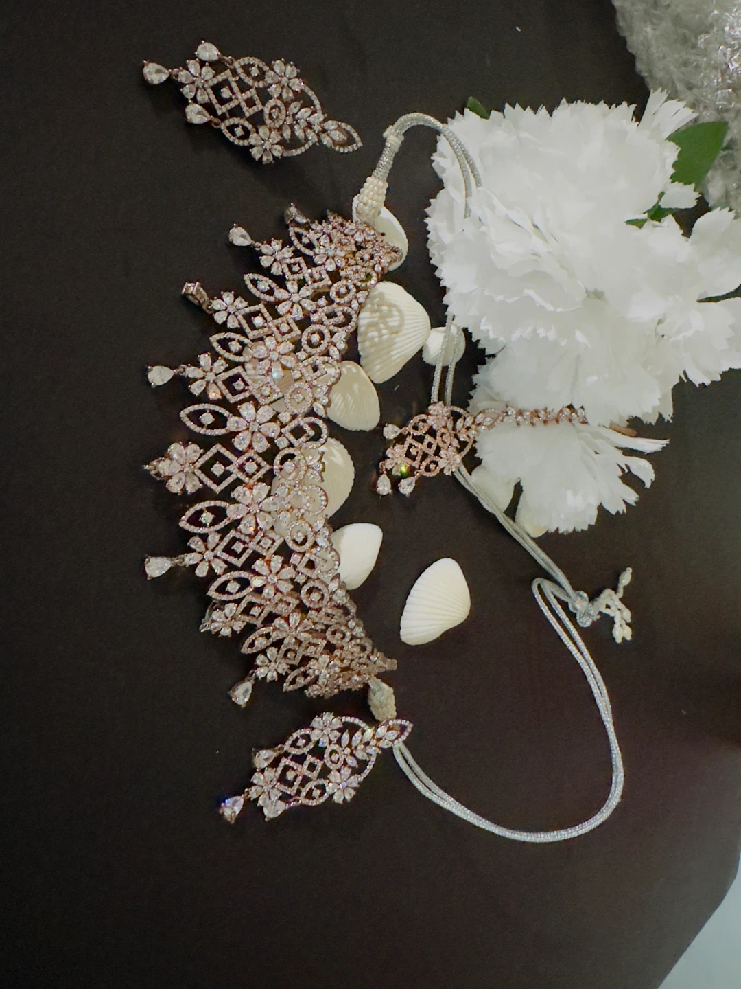 Rose gold jewellery set - photo 3