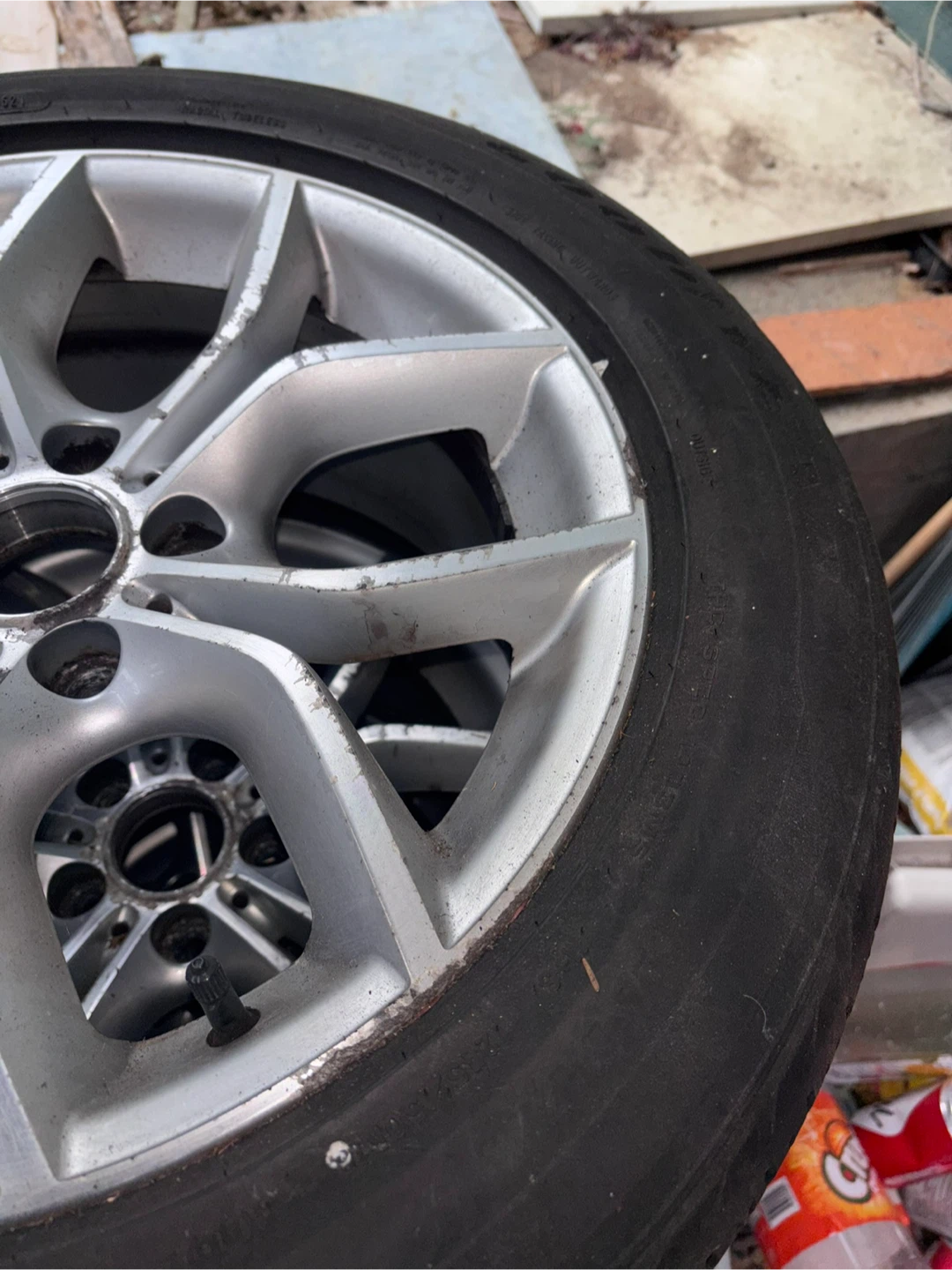 Set of 4 BMW 18-inch Alloy Wheels and Tires - photo 3