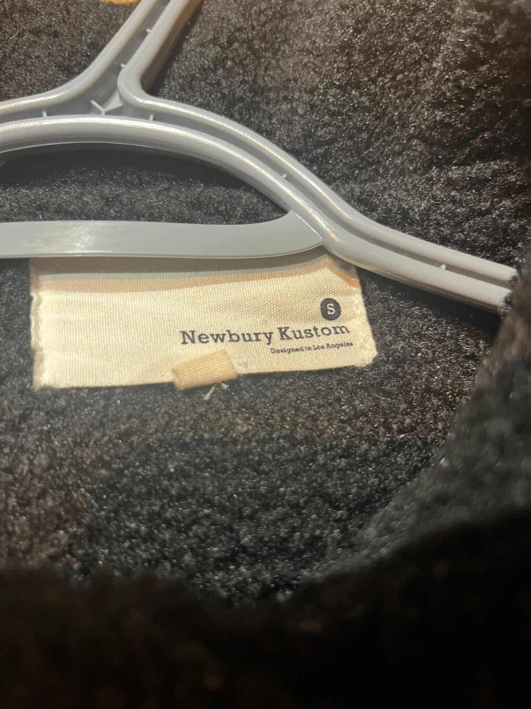 Newbury Kustom Black Sherpa Jacket