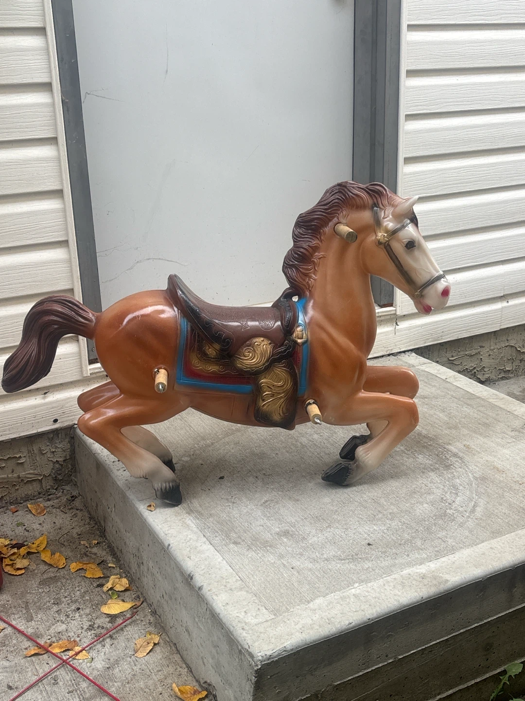 Vintage Plastic Spring Rocking Horse