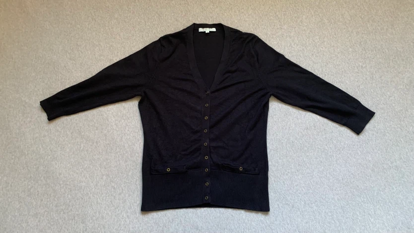 Cleo Petites Black Cardigan - Size Medium