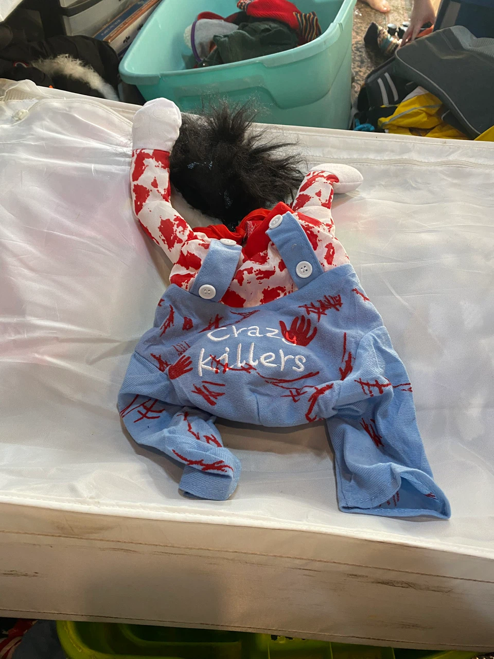Crazy killer  dog costume