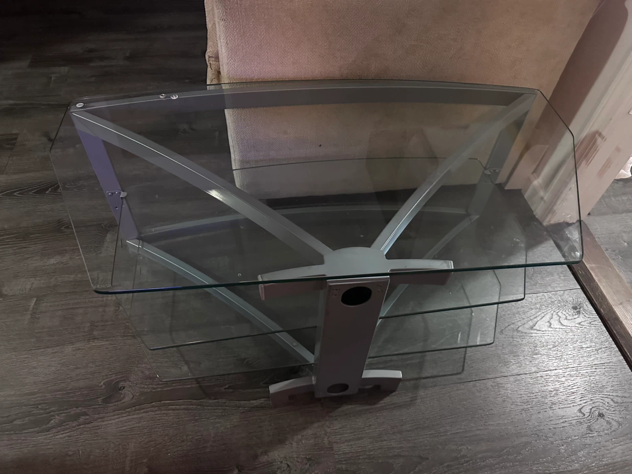 OmniMount Corner Glass TV Stand - photo 2