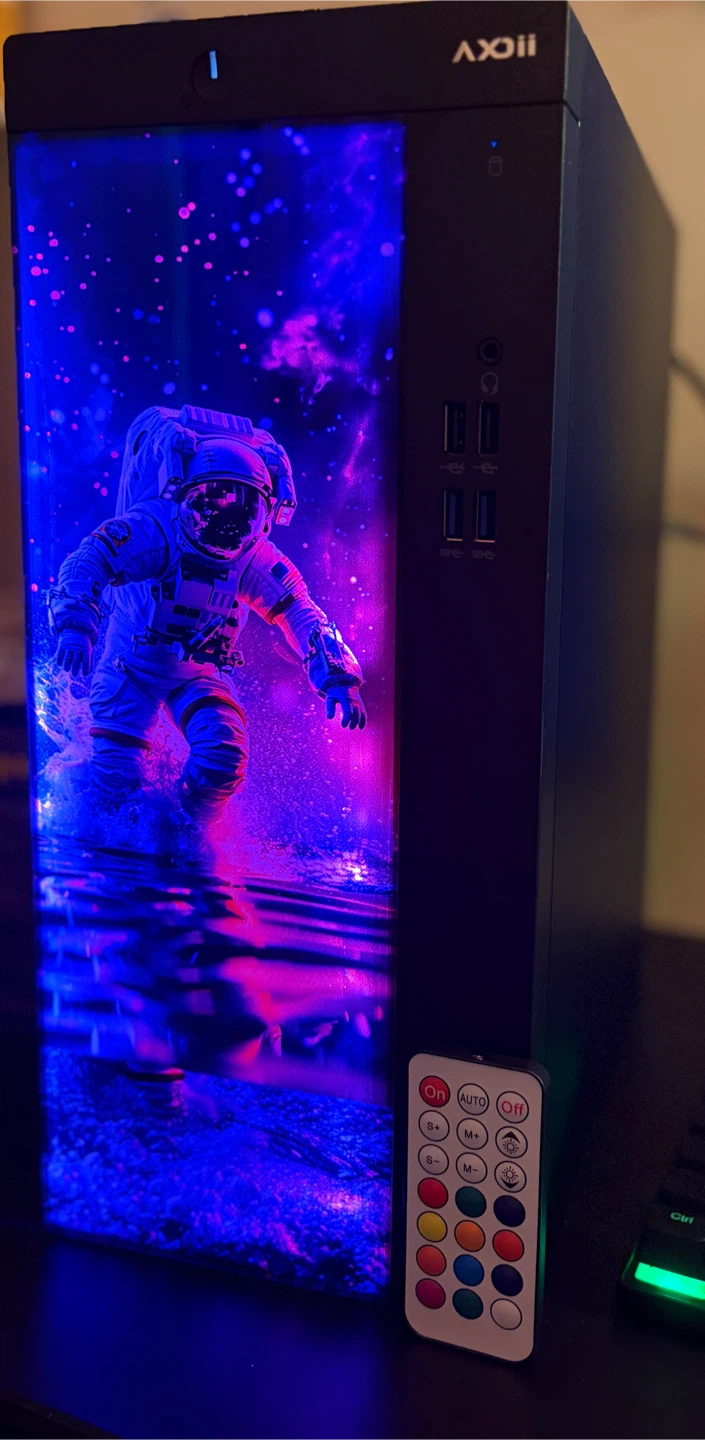 AXOIIComputer Tower Case with LED Light - photo 2