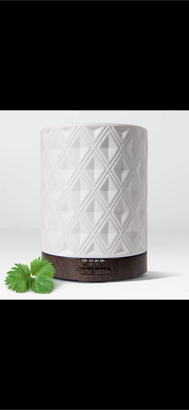 New Sealed Earnest Living Ceramic Ultrasonic Aroma Diffuser - photo 2