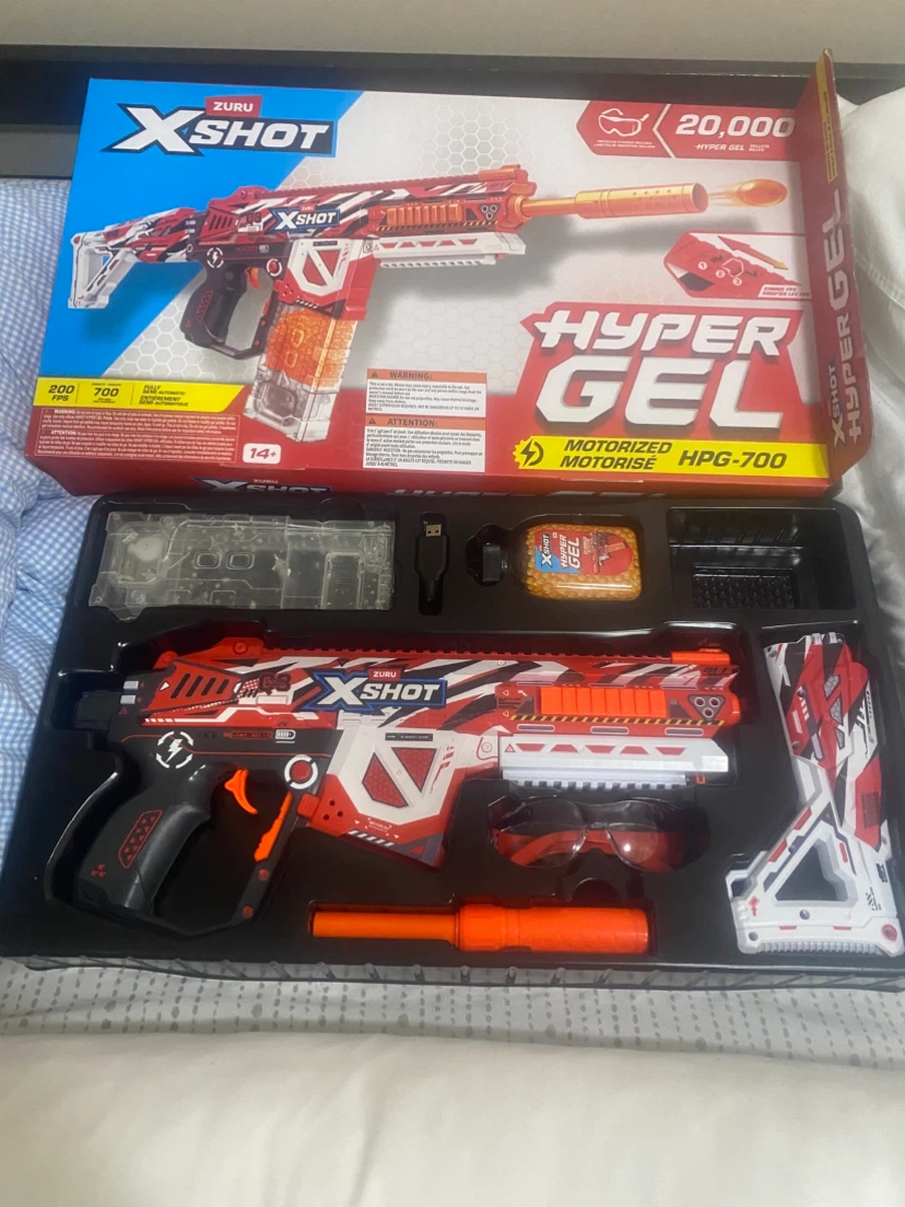 ZURU X-Shot Hyper Gel HPG-700 Motorized Blaster