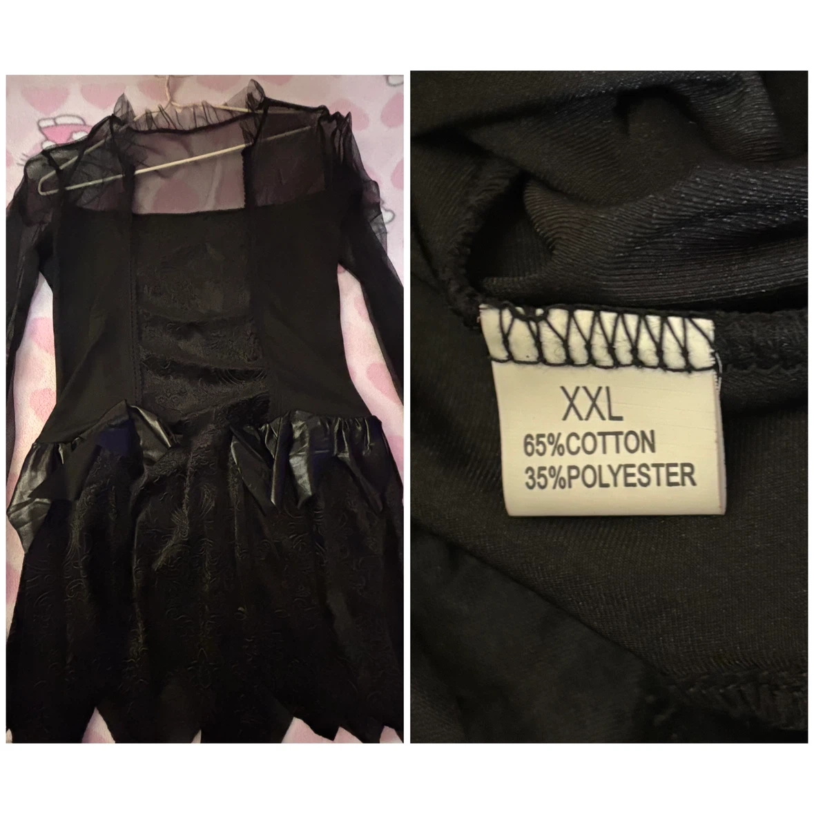 Black Lace Mesh Top - *Size Women XXL*