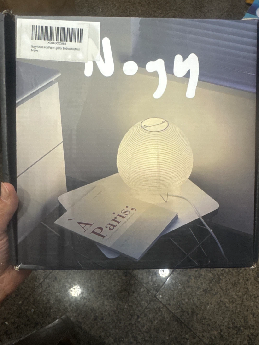 Nogy Mini Rice Paper Table Lamp