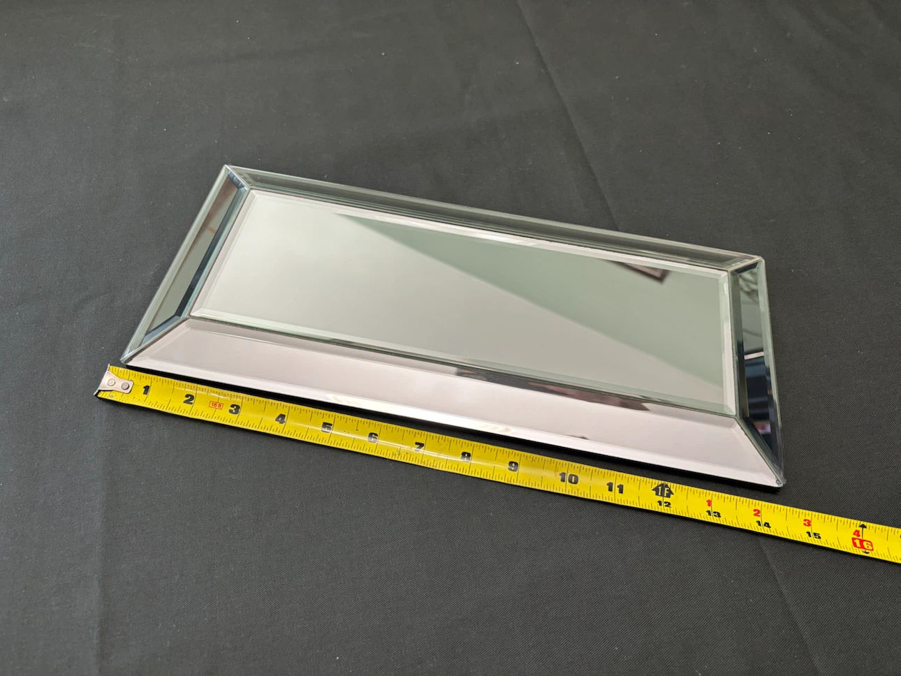 Rectangular Bevelled Decorative Mirror