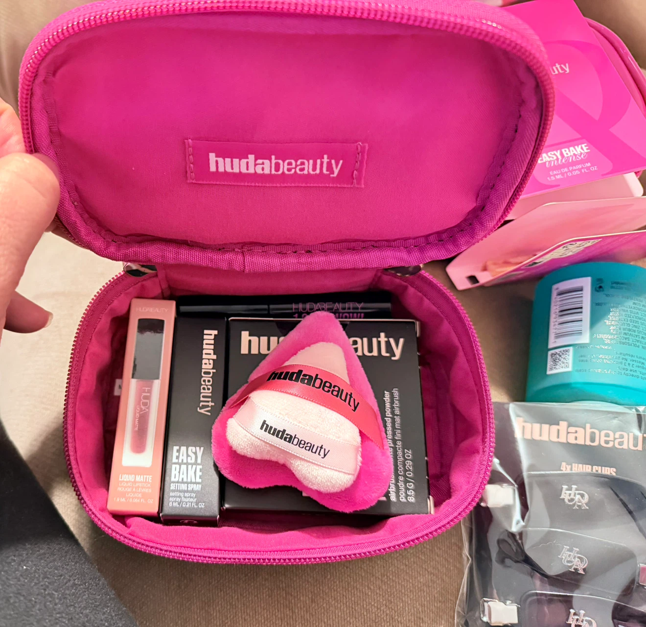 Huda Beauty Makeup Set with Pouch