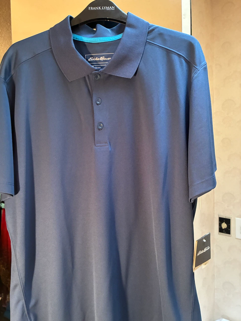 Eddie Bauer Blue Polo Shirt