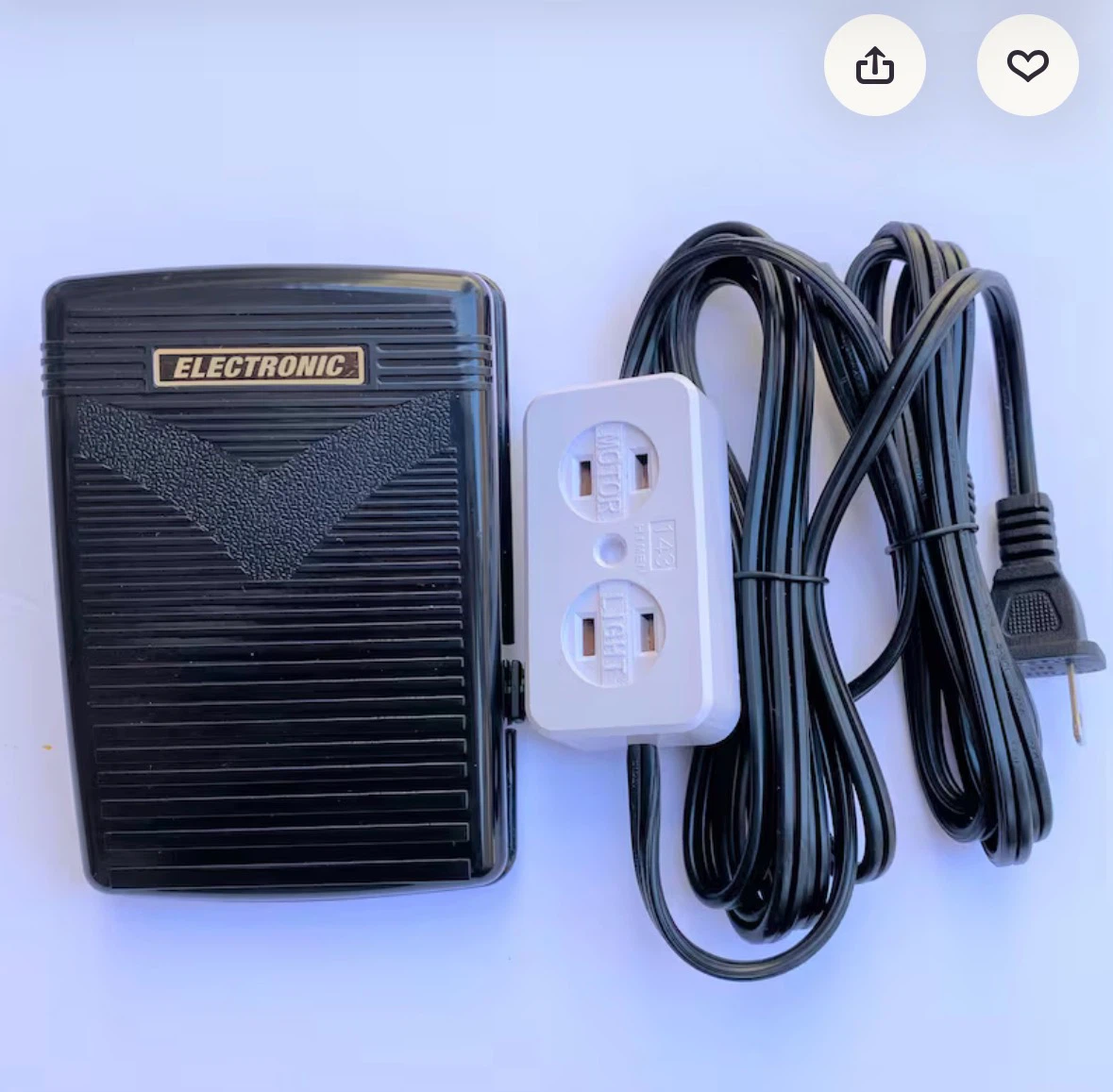 Electronic Sewing Machine Foot Pedal Controller