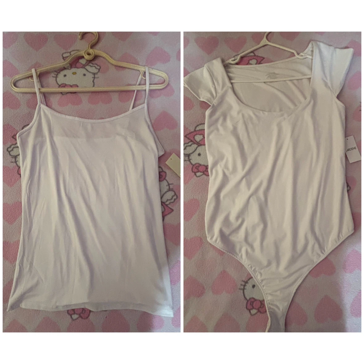 Ardene - White Camisole & Bodysuit - *Size Women Large/XL*