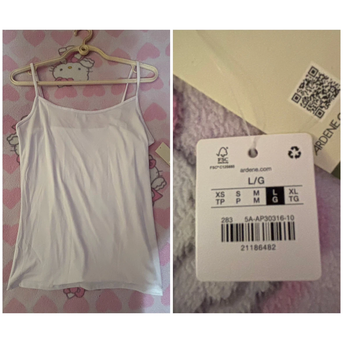 Ardene - White Camisole & Bodysuit - *Size Women Large/XL* - photo 2