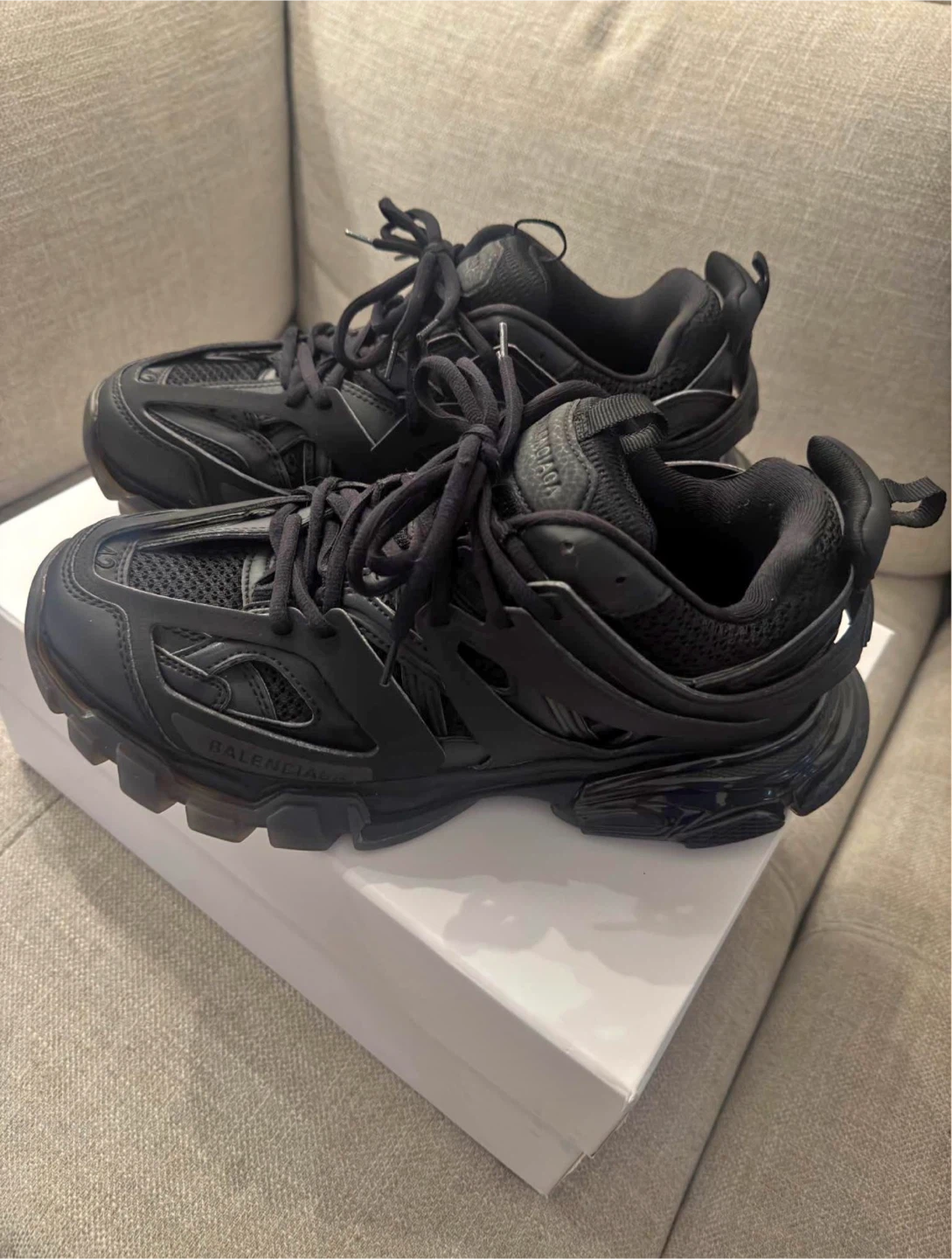 Balenciaga Track (Clear Sole) Black (Size 42/9) - photo 2