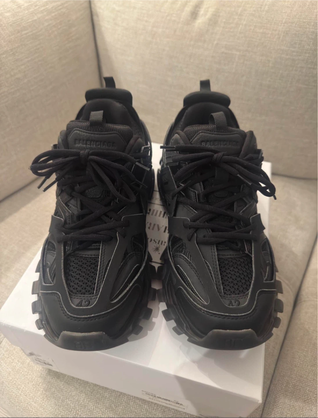 Balenciaga Track (Clear Sole) Black (Size 42/9) - photo 4