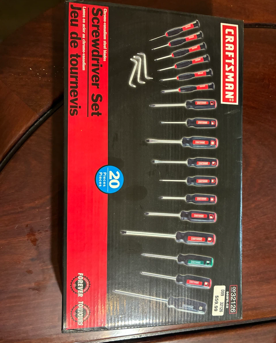 Craftsman 20-Piece Screwdriver Set