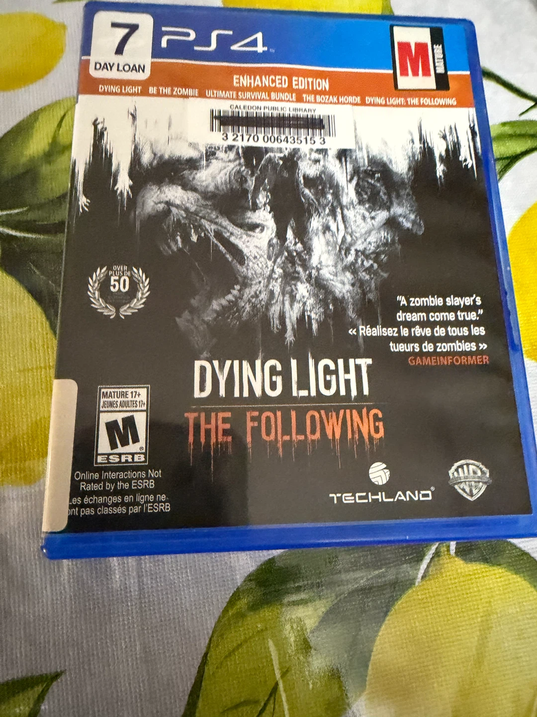 Dying Light The Following Enhanced Edition for PS4