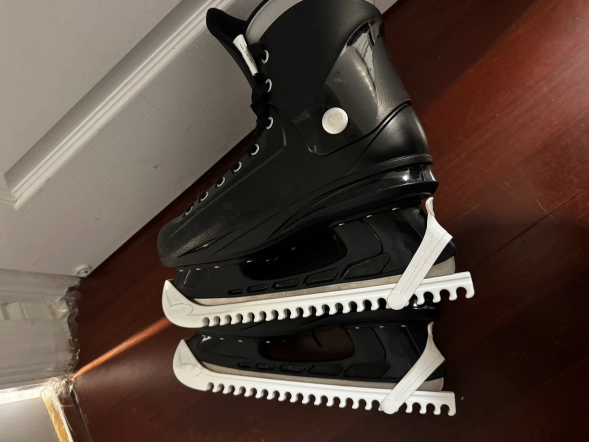 Oxelo Fit 50 Black Ice Skates Size 44 - photo 2