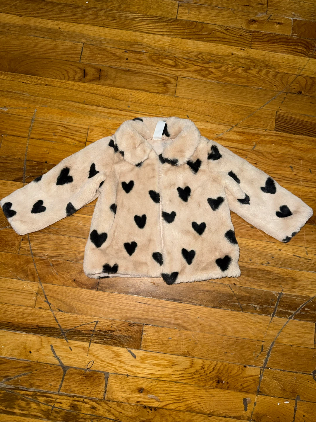 H&M Toddler Faux Fur Heart Jacket