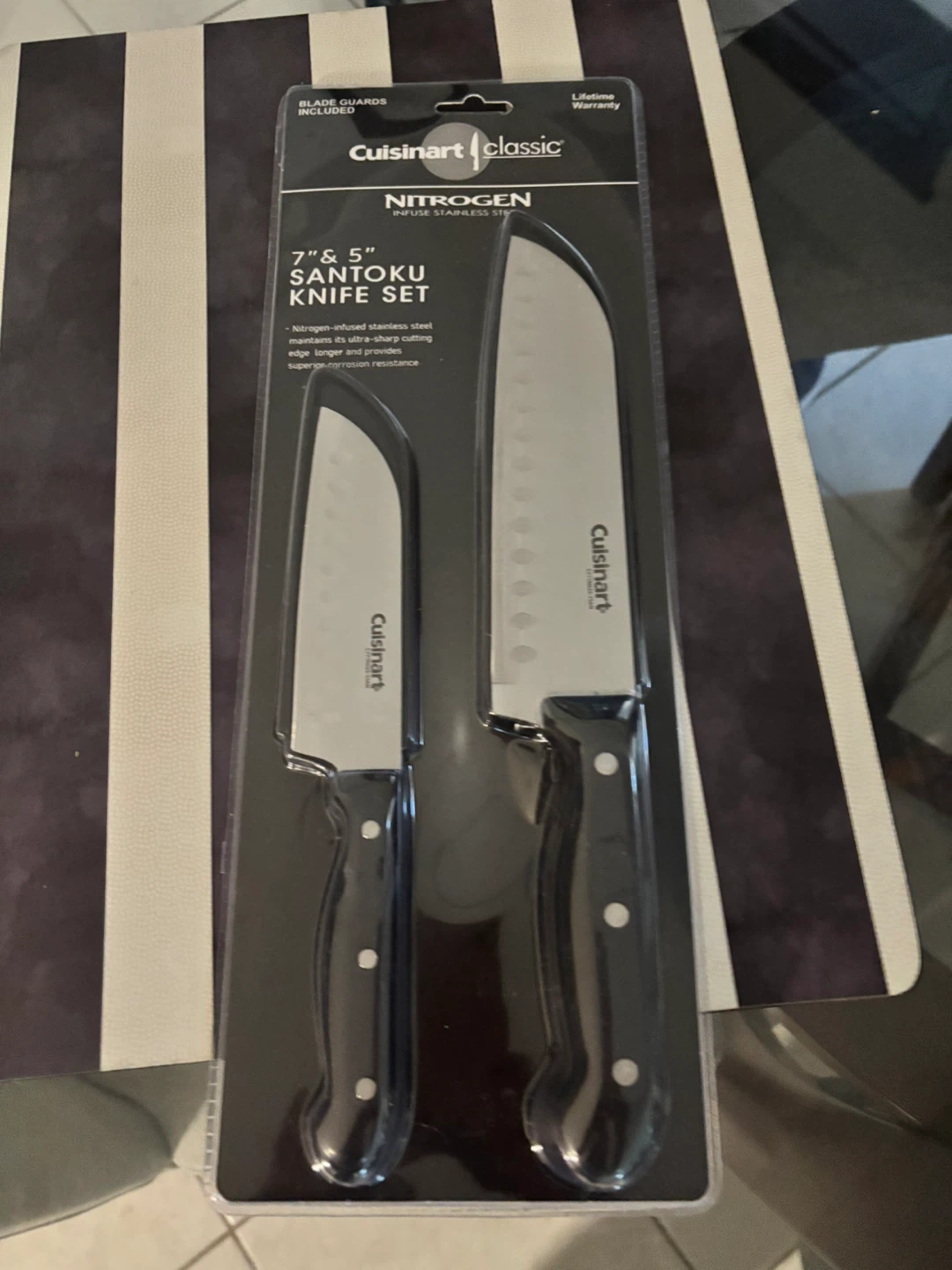 Cuisinart Classic Nitrogen 7" & 5" Santoku Knife Set
