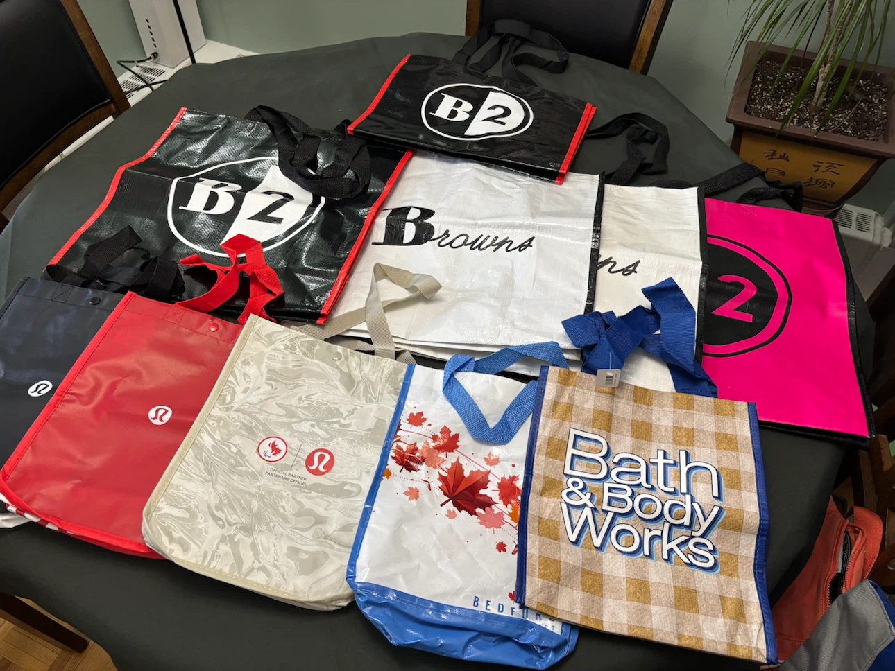 Assorted Reusable Shopping Bags