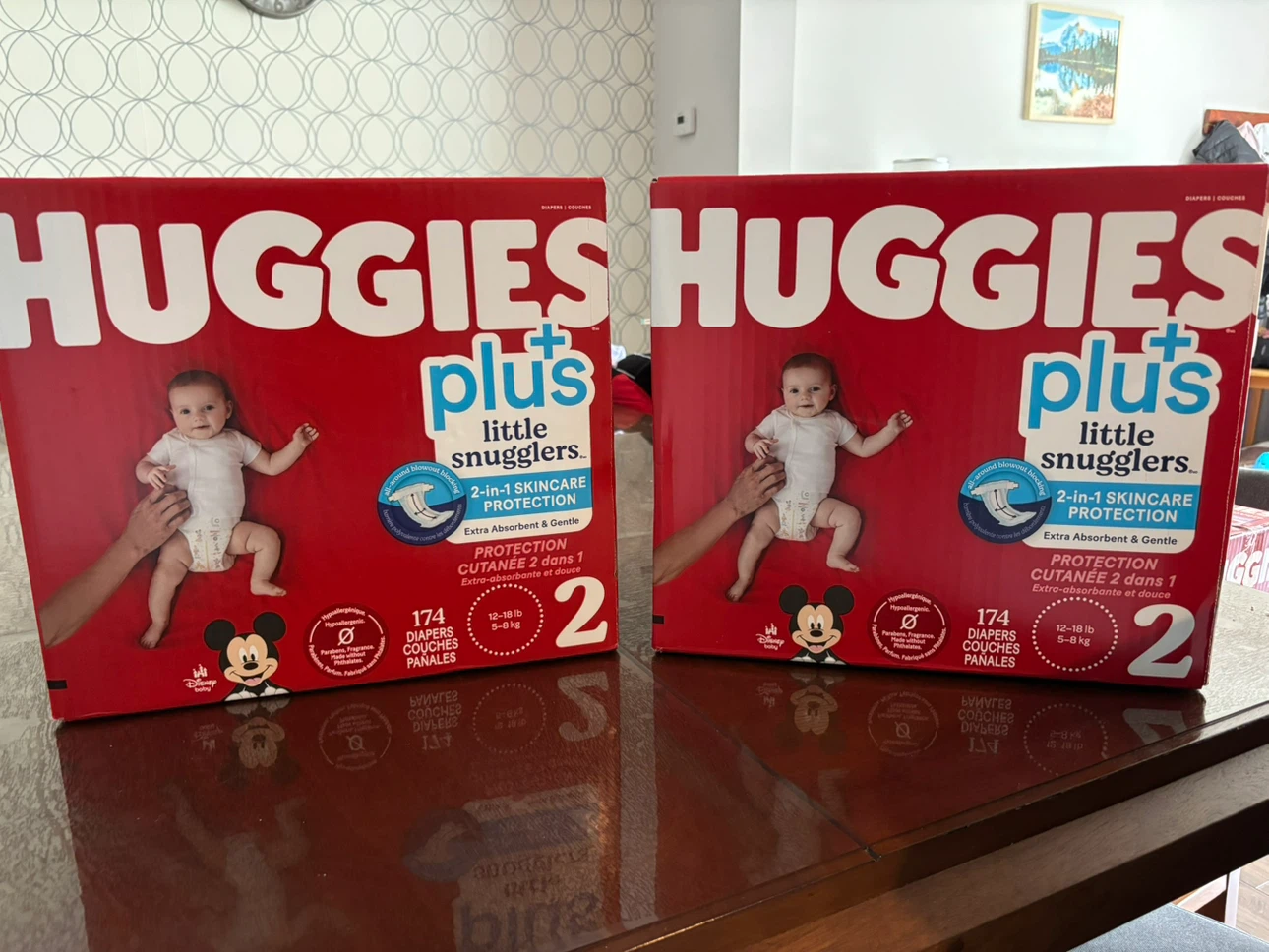 Huggies Little Snugglers Plus Diapers Size 2