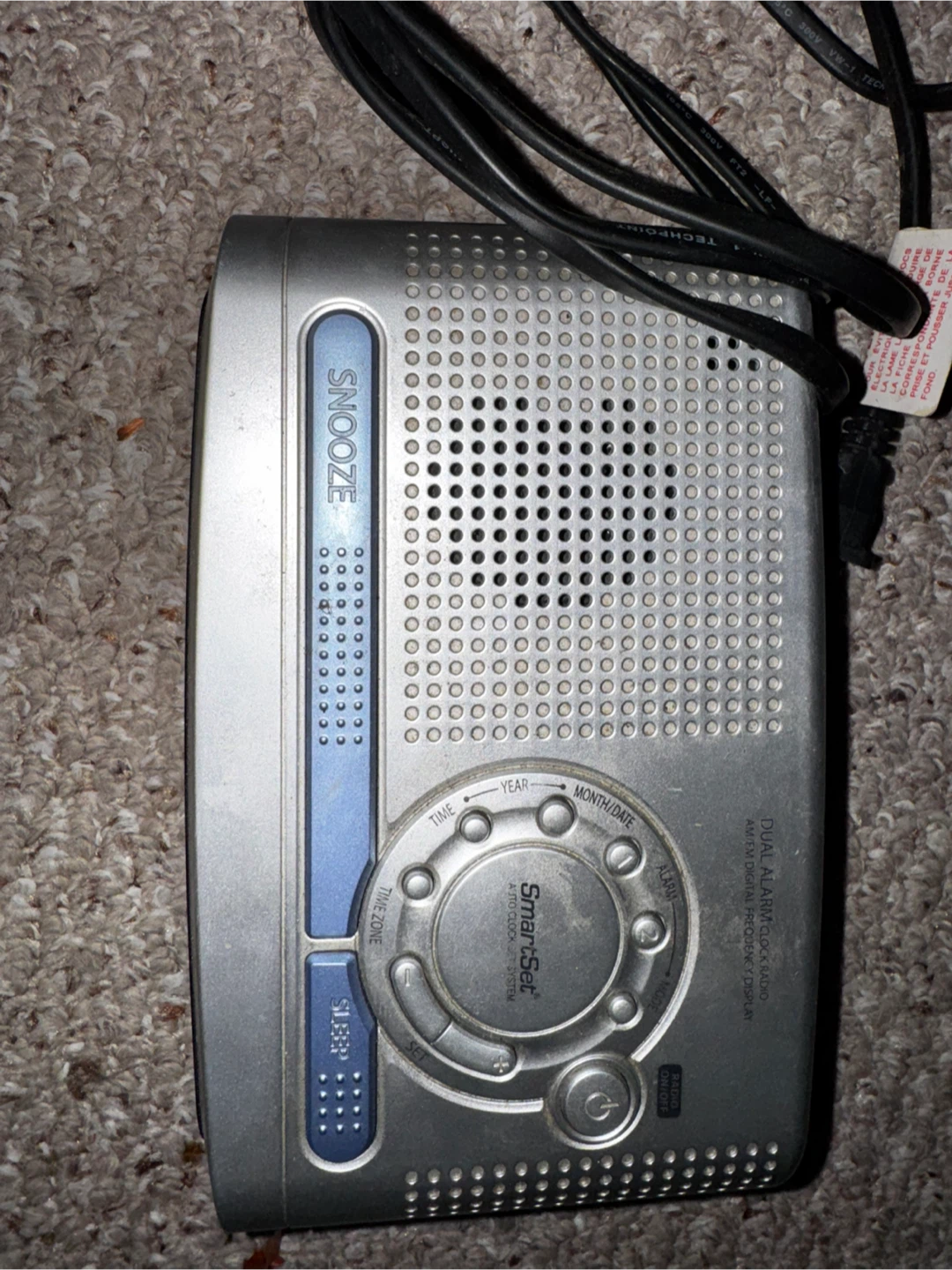 Vintage Emerson Research SmartSet Dual Alarm Clock Radio - photo 2