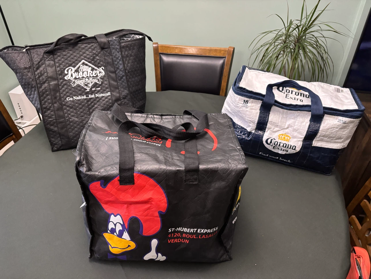 Set of 3 Insulated Reusable Grocery Bags