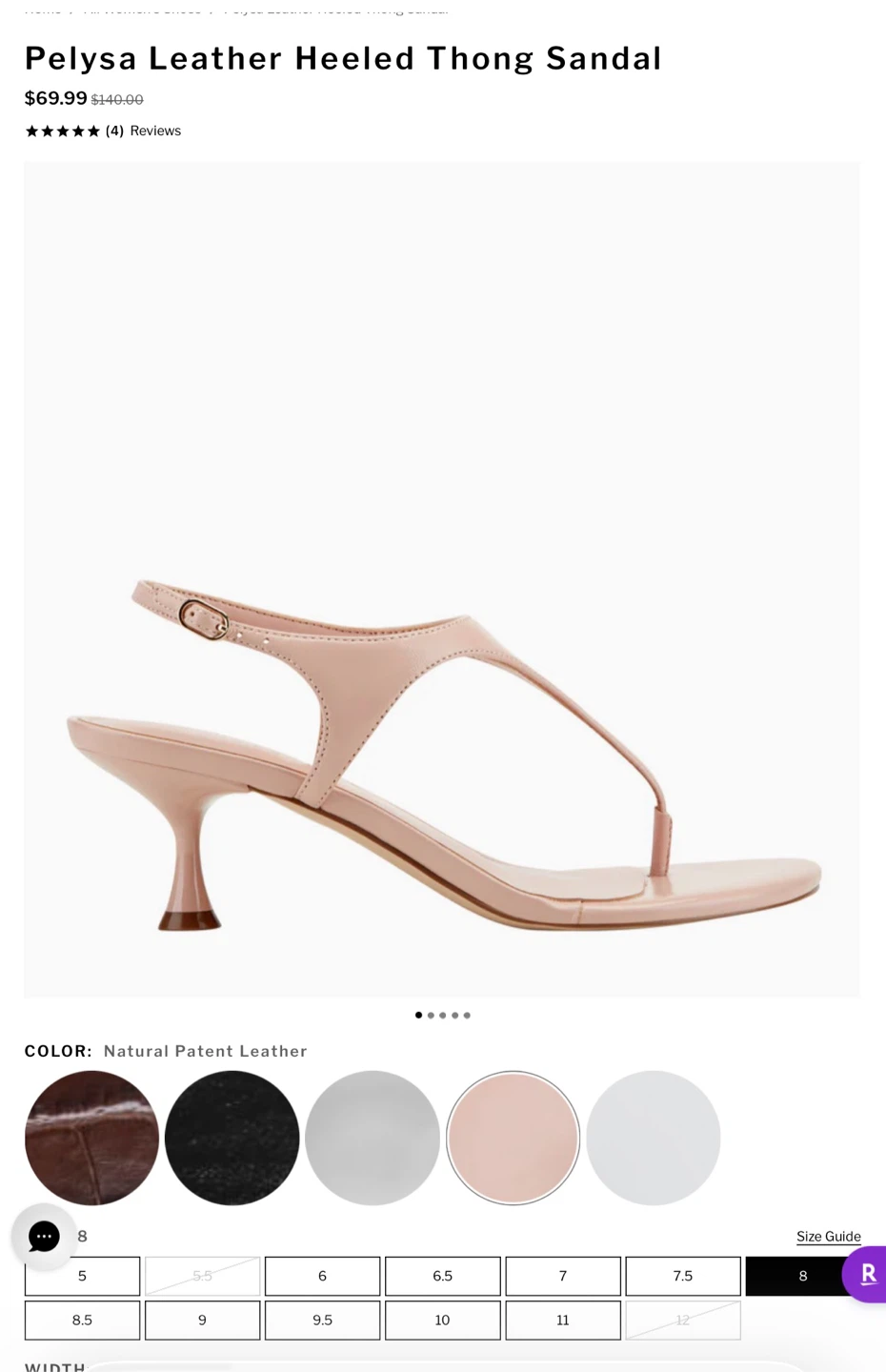 Marc Fisher Pelysa Light Natural Sandals