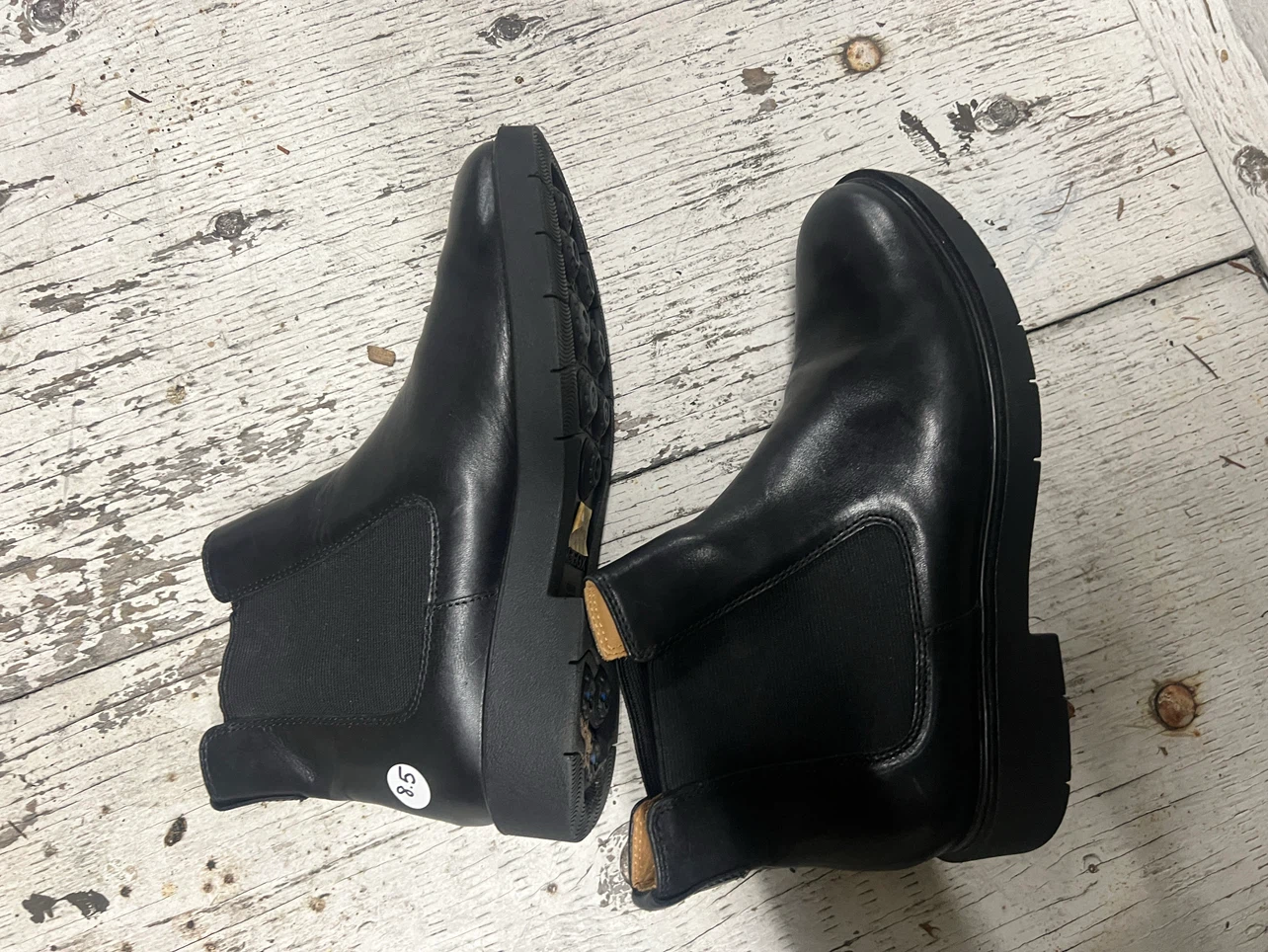 Geox Black Chelsea Boots Size 8.5 - photo 3